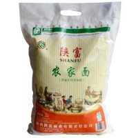 陜富陜西農(nóng)家面粉家庭通用做包子饅頭餃子面條中筋小麥粉10斤